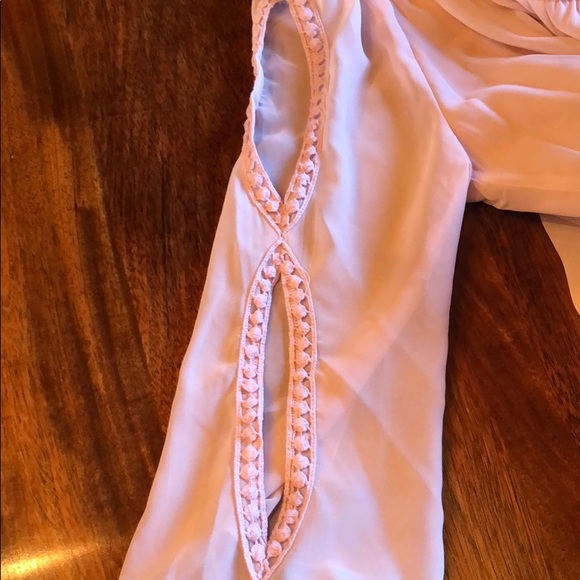 Amy Byer Light Pink Sheer Dress - Picture 3 of 5